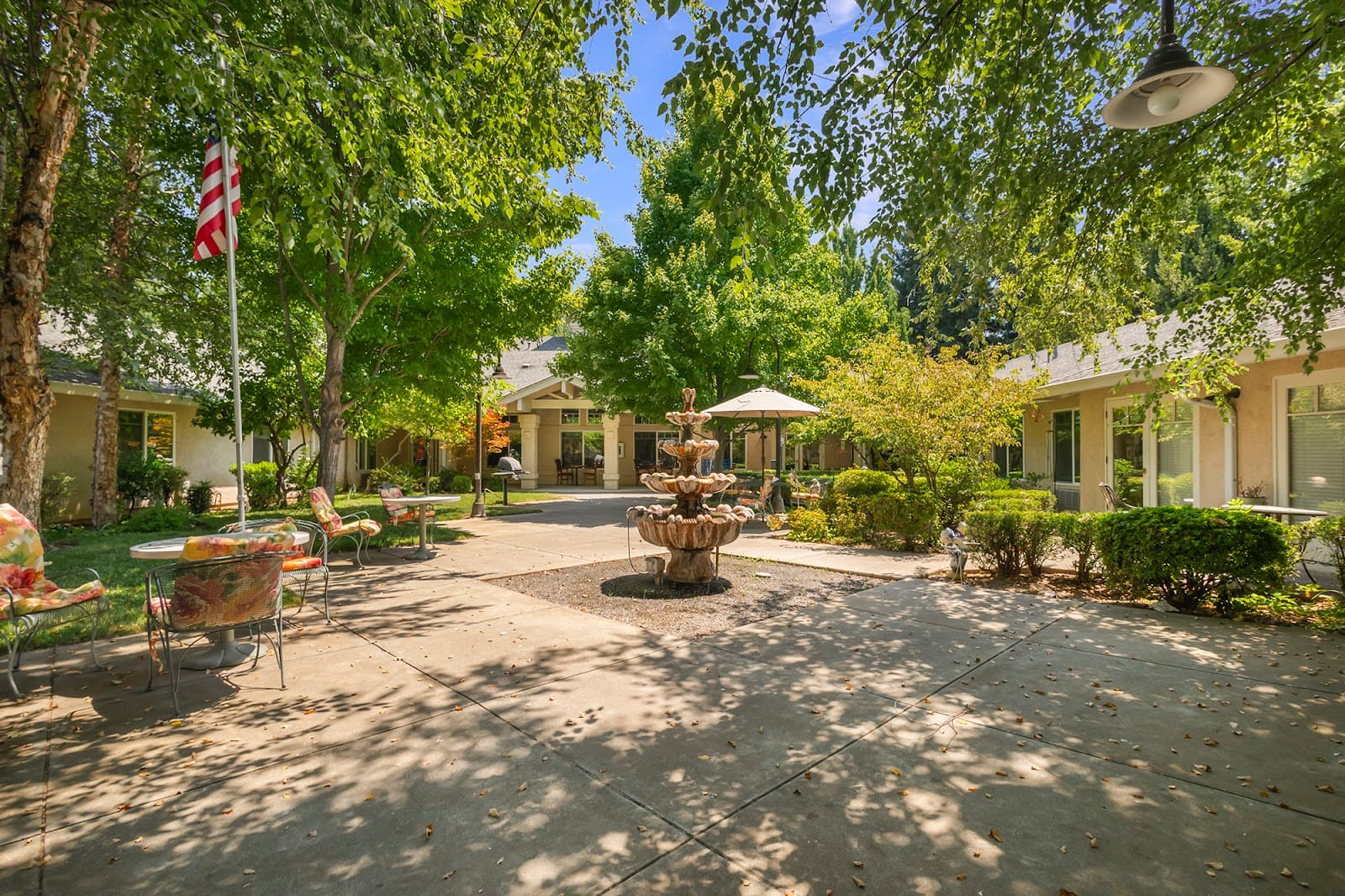 Courtyard At Little Chico Creek