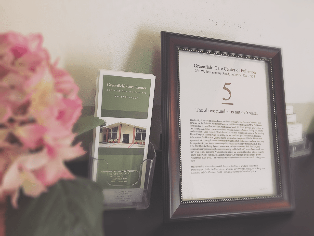 Greenfield Care Center Of Fullerton, LLC