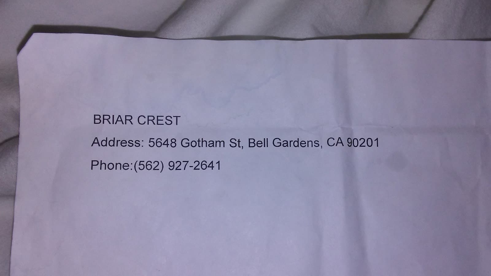 Briarcrest Nursing Center