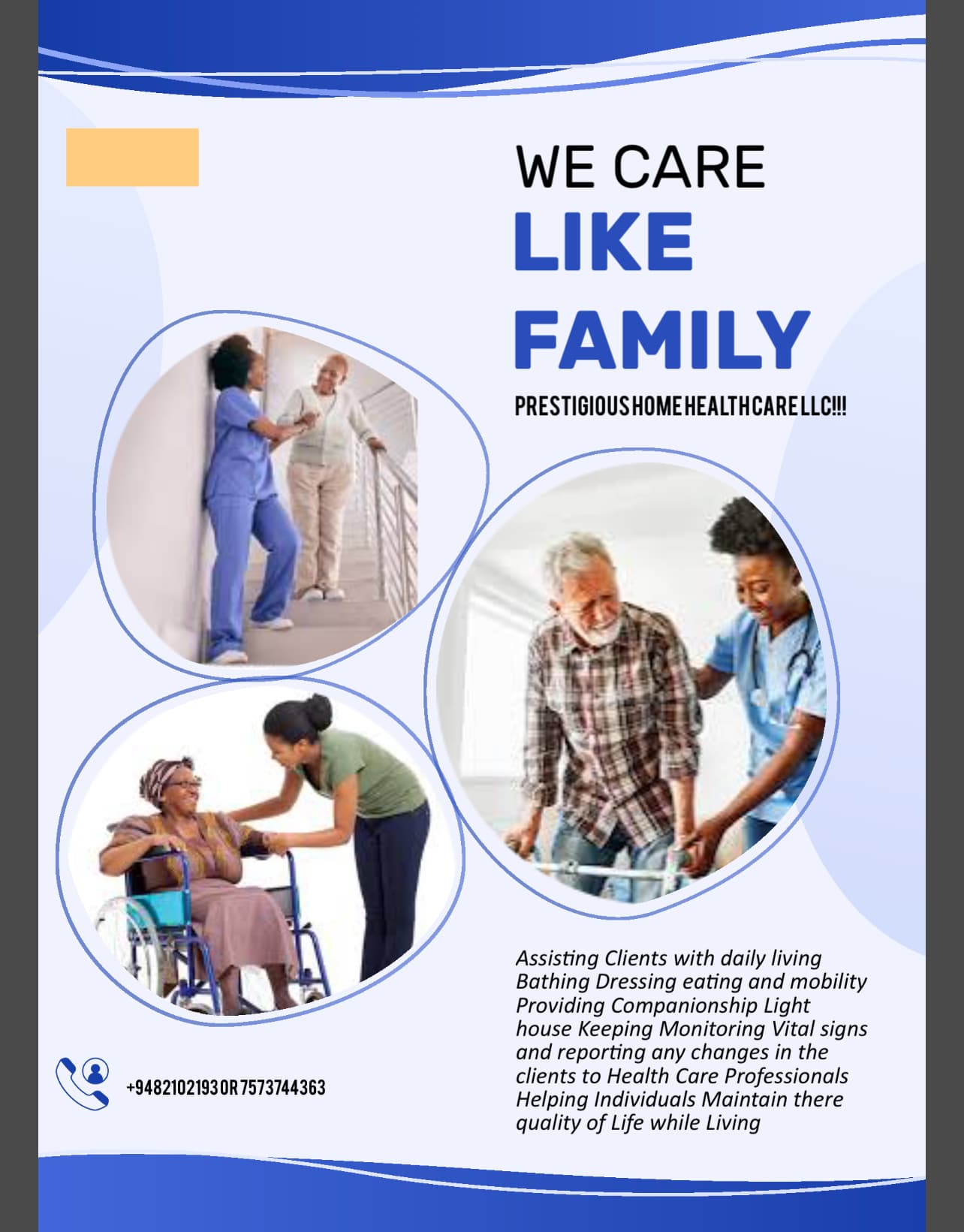 Prestigious Llc Home Health Care!!!!