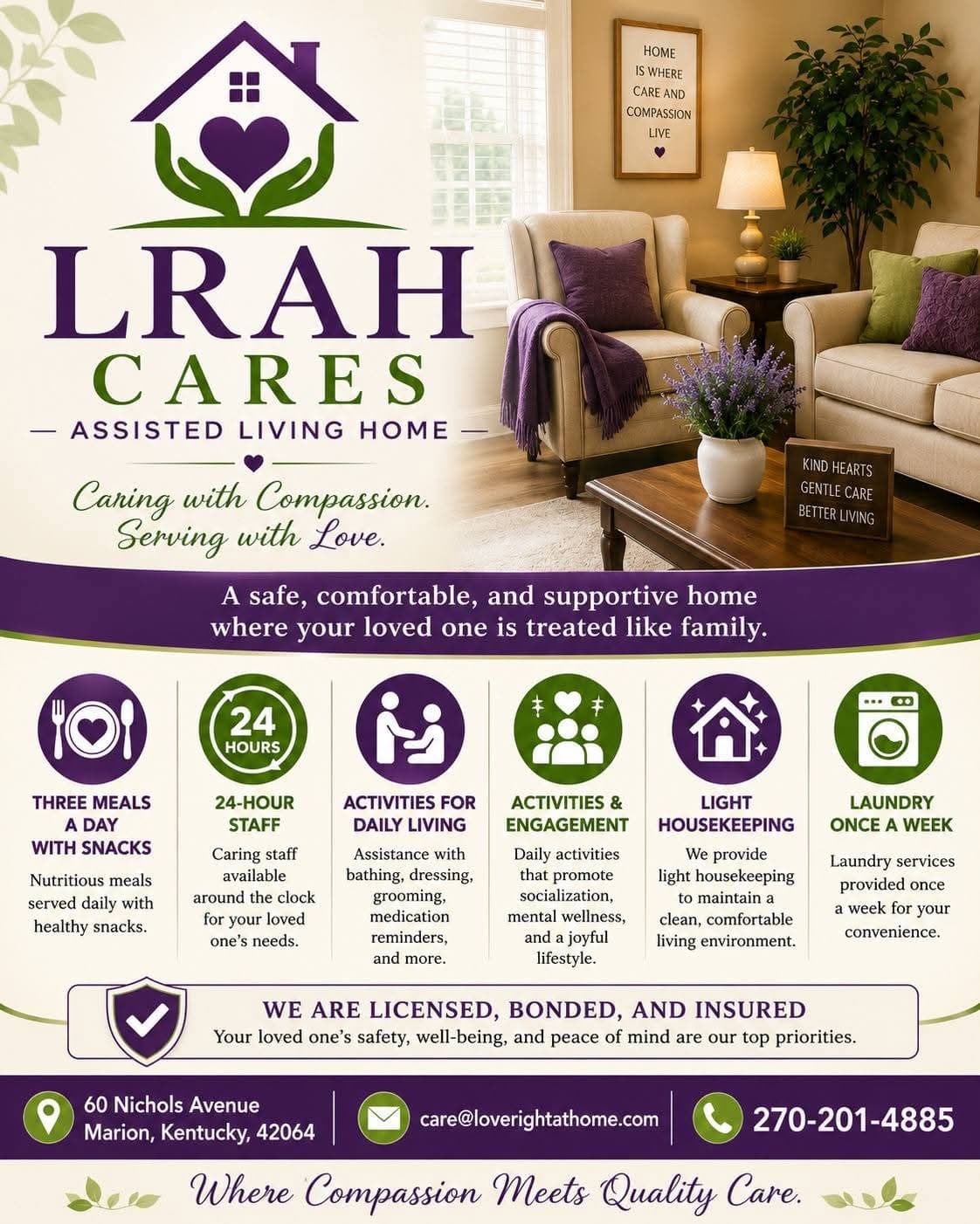 LRAH Cares Assisted Living Home