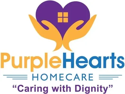 Purple Hearts Home Care logo