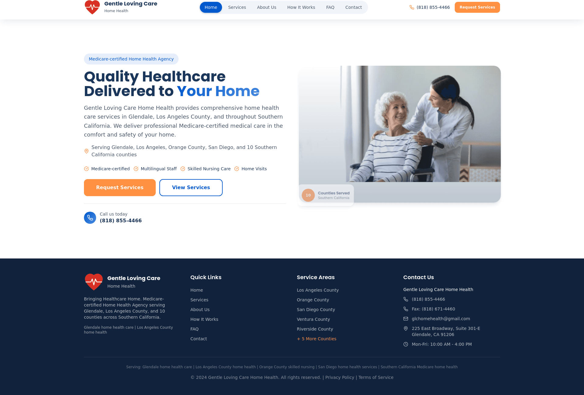 Gentle Loving Care Home Health Care logo