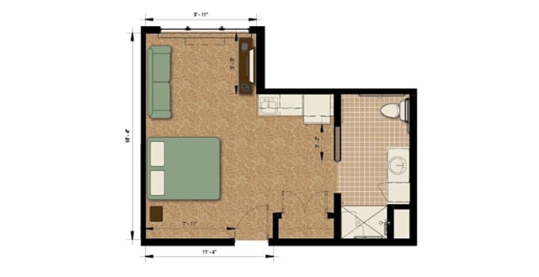 MorningStar Assisted Living & Memory Care at Jordan Creek floor plan 4