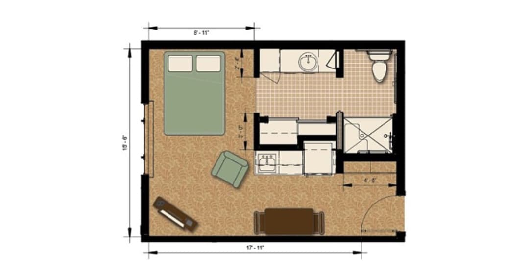 MorningStar Assisted Living & Memory Care at Jordan Creek floor plan 1