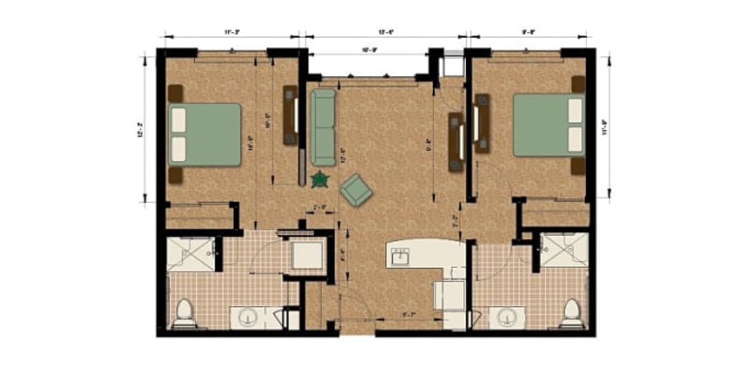 MorningStar Assisted Living & Memory Care at Jordan Creek floor plan 3