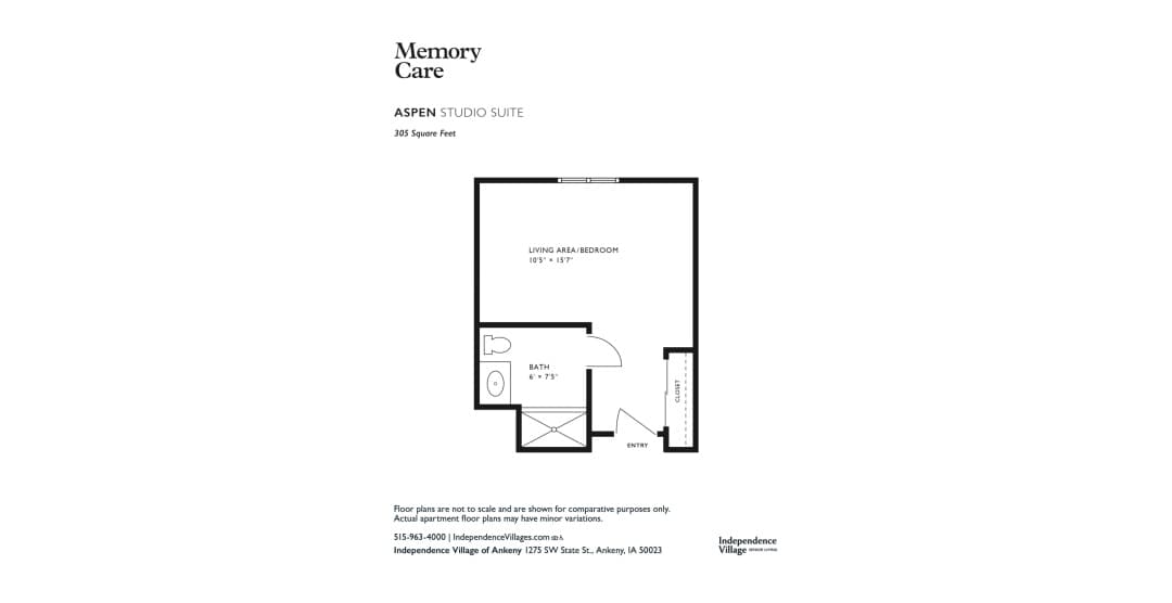 Independence Village of Ankeny floor plan 6