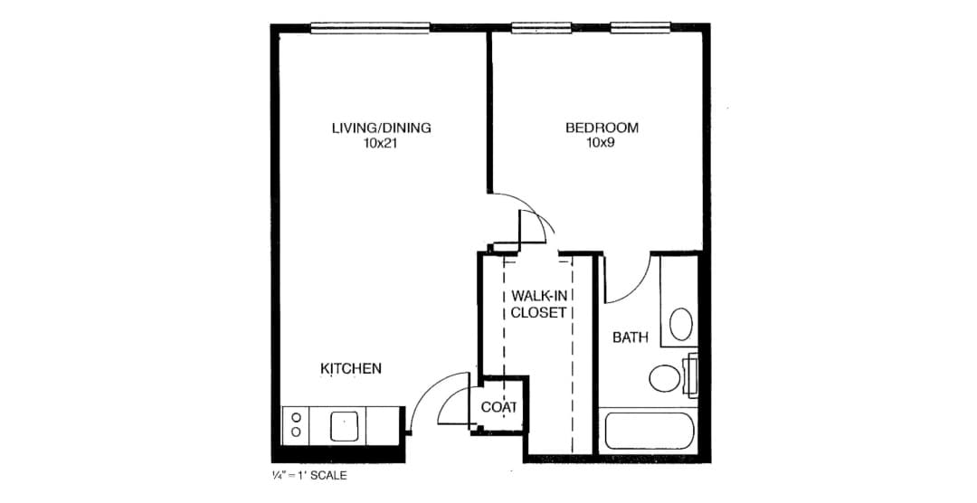 The Residence at Gramercy floor plan 1