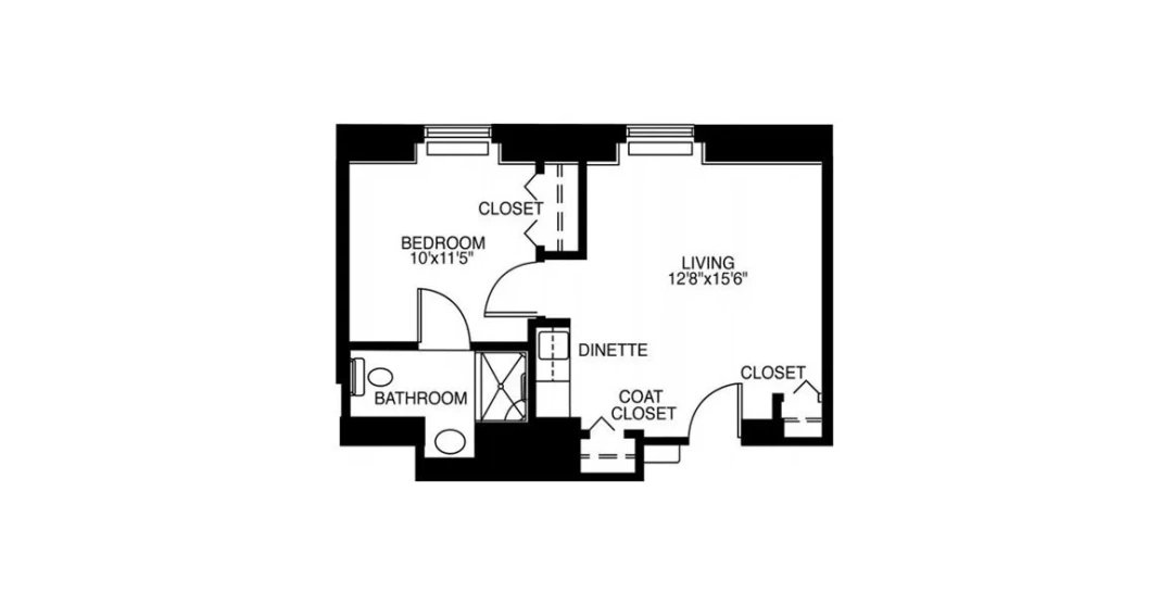 St. Joseph Tower Assisted Living floor plan 3