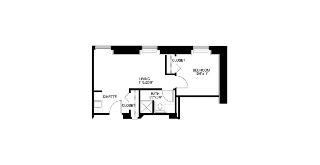 St. Joseph Tower Assisted Living floor plan 4