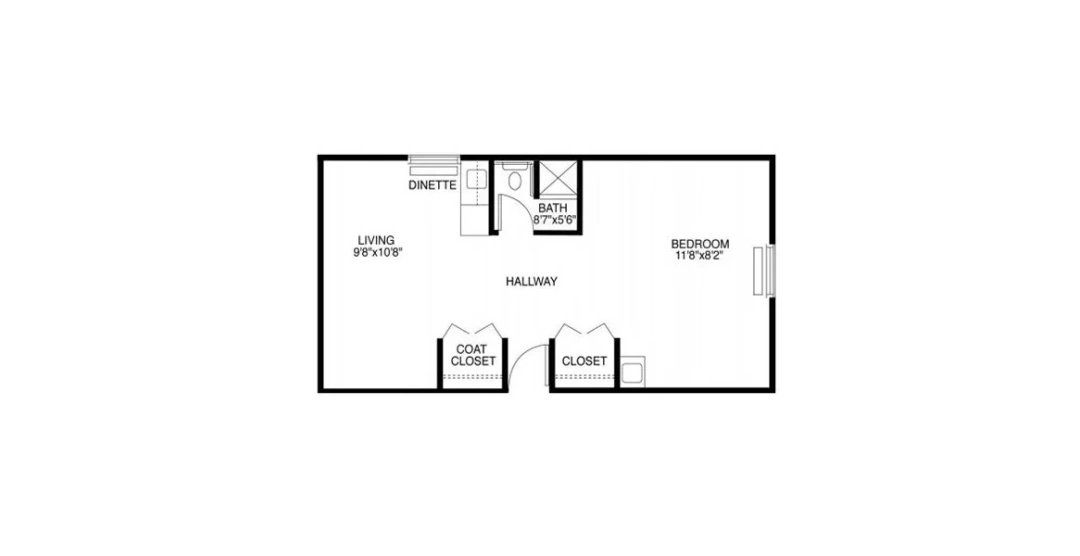 St. Joseph Tower Assisted Living floor plan 5