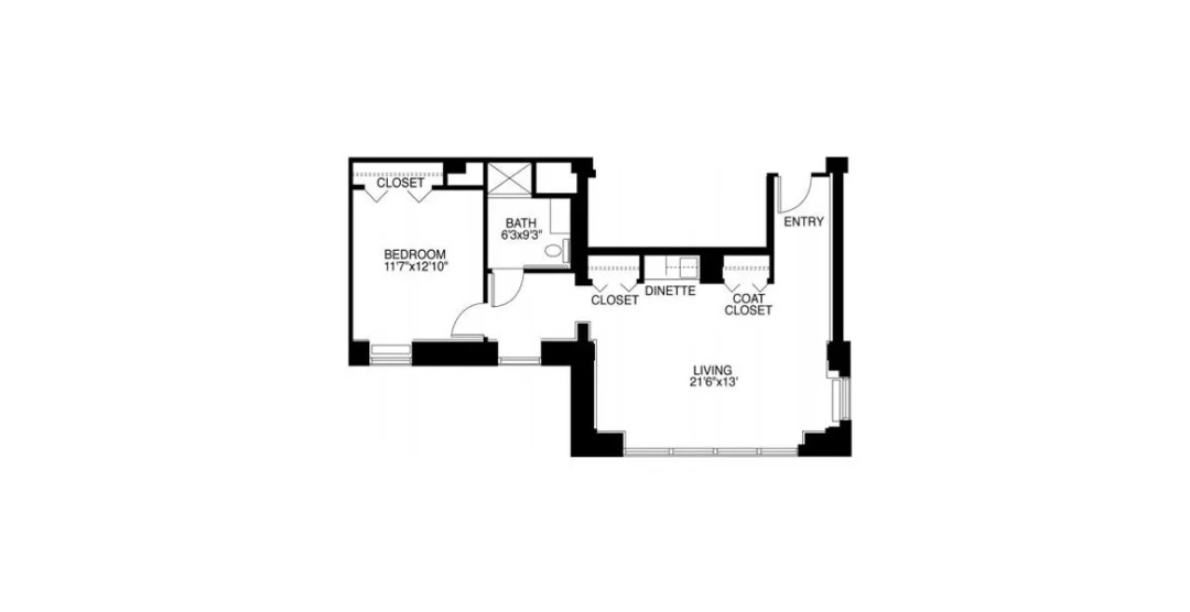 St. Joseph Tower Assisted Living floor plan 6