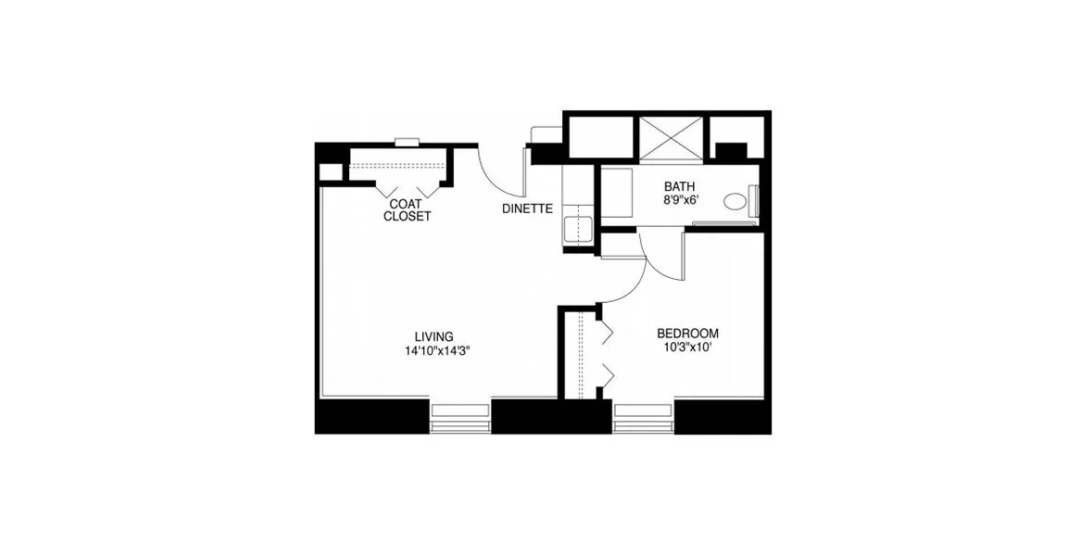 St. Joseph Tower Assisted Living floor plan 9