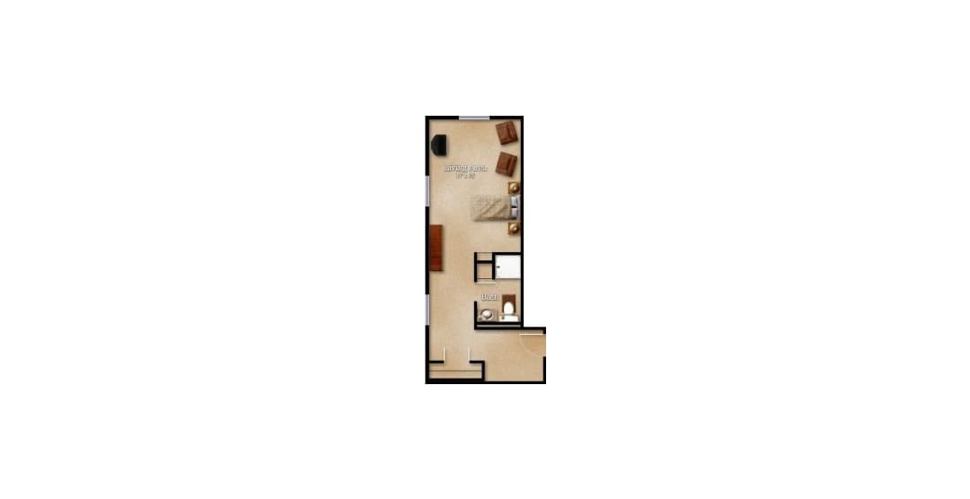 The Granville Assisted Living Center floor plan 1