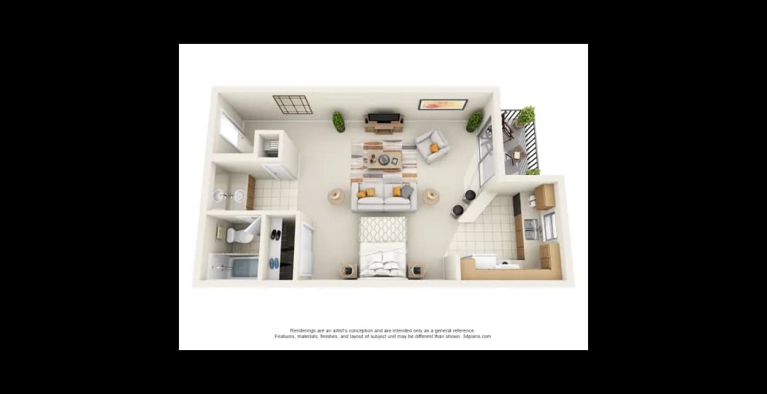 Cambridge Court Senior Living floor plan 1
