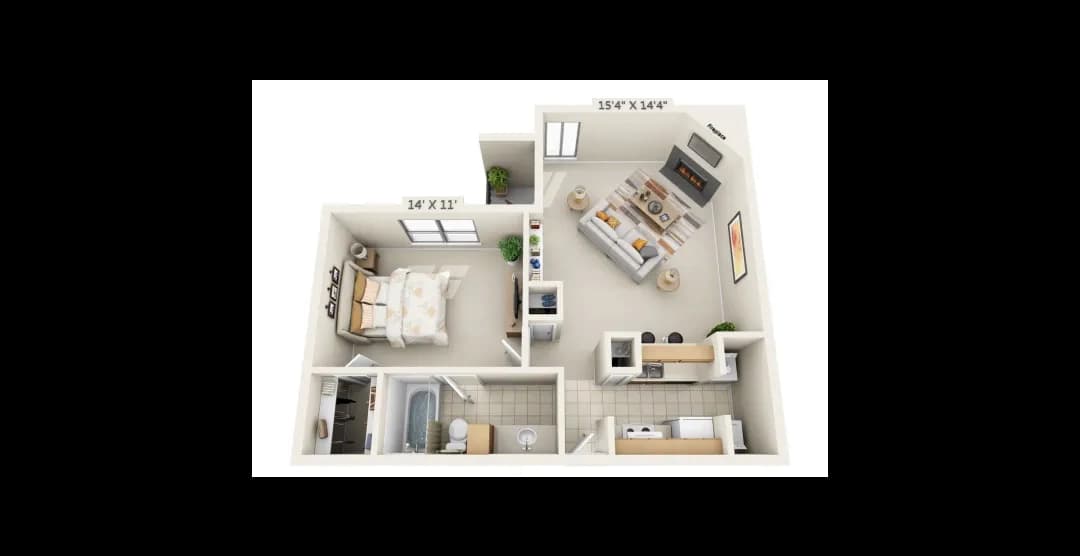 Cambridge Court Senior Living floor plan 2
